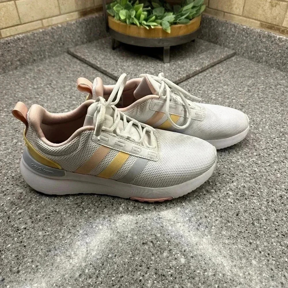 Adidas Kids Big Girls Racer TR21 Athletic Running Sneakers Shoes Flats 6